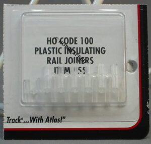 55 plastic rail joiners for ho scale train track