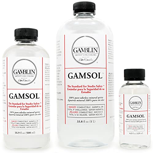 Artists' Grade Gamsol Oil Color Size: 1 Liter, 33.8 Fl. Oz.