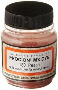 deco art procion mx fiber reactive dyes, 2/3 fl oz, peach 6
