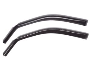 weathertech 80389 custom fit front side window deflectors for toyota tacoma access cab, dark smoke