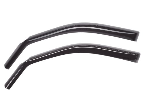 WeatherTech Custom Fit Front Side Window Deflectors for Acura MDX, Dark Smoke