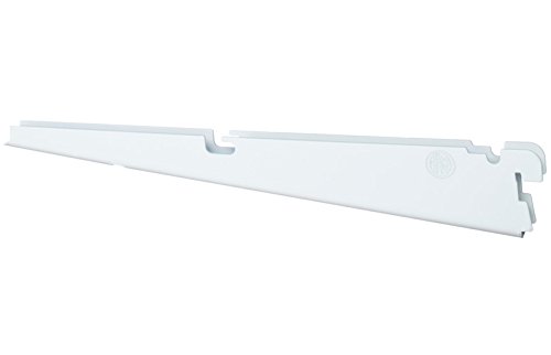 Organized Living freedomRail Bracket for Ventilated Shelves, 12-inch - White