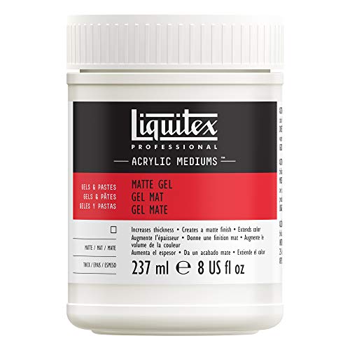 Liquitex Professional Matte Gel Medium, 237ml, 8 Fl Oz (Pack of 1)