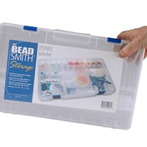 Beadsmith Plastic Organizer Box 14 x 9 x 1-7/8"