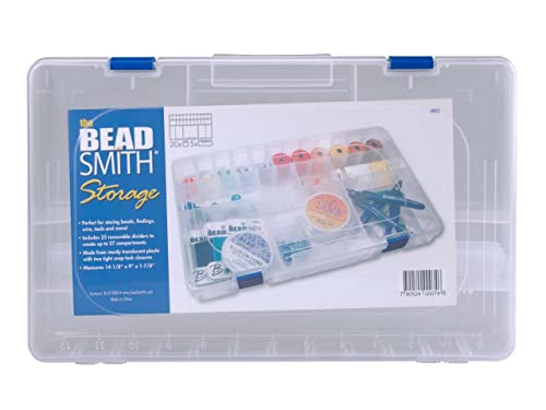 Beadsmith Plastic Organizer Box 14 x 9 x 1-7/8"