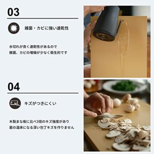 Synthetic Rubber Cutting board (L)