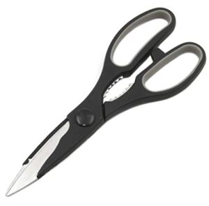 chef craft select kitchen shears, 9 inch, stainless steel/black