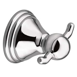 moen dn8403ch preston double robe hook, chrome