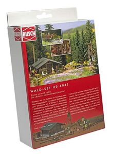 busch 6042 forest set ho structure scale model structure