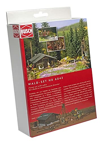 Busch 6042 Forest Set HO Structure Scale Model Structure