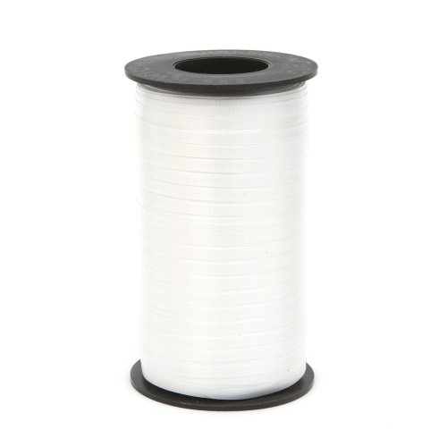 Berwick 1 01 Splendorette Crimped Curling Ribbon, 3/16-Inch Wide by 500-Yard Spool, White