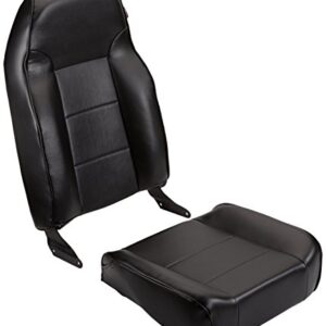 Rugged Ridge 13401.01 Seat, High-Back, Front, No-Recline, Black; 76-02 CJ/Wrangler YJ/TJ