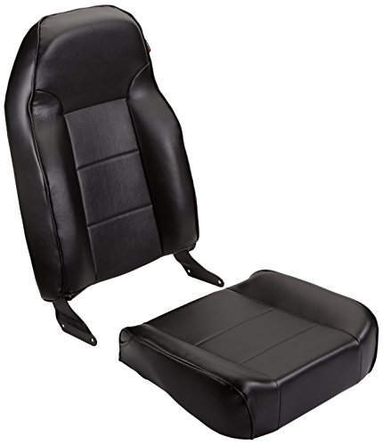 Rugged Ridge 13401.01 Seat, High-Back, Front, No-Recline, Black; 76-02 CJ/Wrangler YJ/TJ