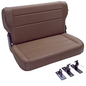 Rugged Ridge 13462.37 Seat, Rear, Fold/Tumble, Spice; 76-95 Jeep CJ/Wrangler YJ