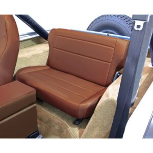 Rugged Ridge 13462.37 Seat, Rear, Fold/Tumble, Spice; 76-95 Jeep CJ/Wrangler YJ