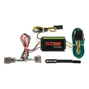 curt 55260 vehicle-side custom 4-pin trailer wiring harness, fits select jeep grand cherokee , black