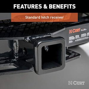 CURT 13514 Class 3 Trailer Hitch, 2-Inch Receiver, Compatible with Select Nissan Xterra, Gloss Black Powder Coat