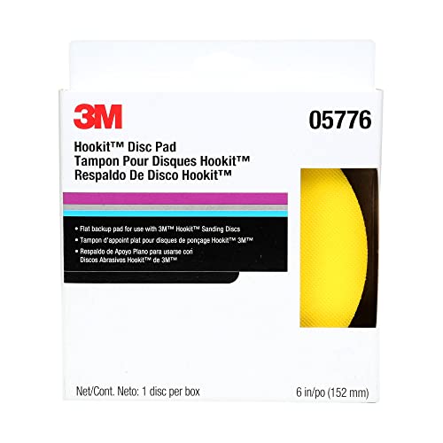 3M 05776 Hookit Disc Pad, 6 inch