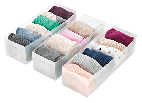 Whitmor Drawer Organizers, Small, S/3