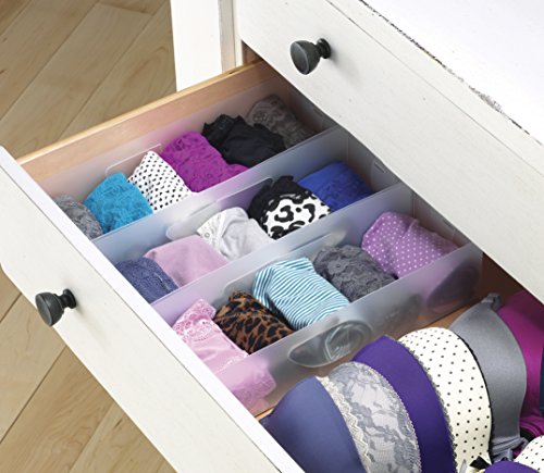 Whitmor Drawer Organizers, Small, S/3