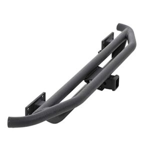 smittybilt src rear bumper with receiver hitch (black) – 76611