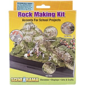 woodland scenics scene-a-rama rock making kit, multicolor