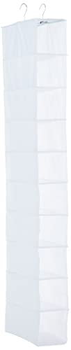 Whitmor Hanging Shoe Shelves 10 Section White