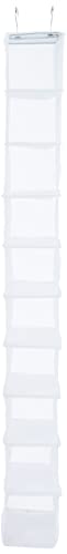 Whitmor Hanging Shoe Shelves 10 Section White