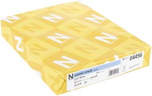 neenah paper 4456 neenah 110lb classic crest cardstock 8.5″x11″ 125 per package