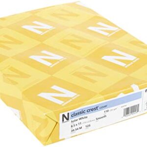 Neenah Paper 4456 Neenah 110lb Classic Crest Cardstock 8.5"X11" 125 per Package