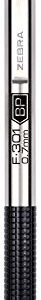 Zebra Pen F-301 Retractable Ballpoint Pen, Stainless Steel Barrel, Fine Point, 0.7mm, Black Ink, 4-Pack (Packaging May Vary)