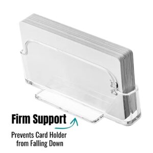 Mr. Pen- Acrylic Business Card Holder, 3 Pack, Plastic Business Card Holder, Business Card Display, Card Holder for Business Cards, Business Card Holder Stand, Business Card Holders for Desk.