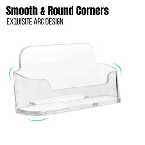 Mr. Pen- Acrylic Business Card Holder, 3 Pack, Plastic Business Card Holder, Business Card Display, Card Holder for Business Cards, Business Card Holder Stand, Business Card Holders for Desk.