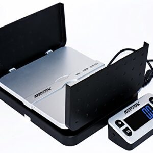 ACCUTECK ShipPro 110lbs x 0.1 oz. Digital Shipping Postal Scale, Black (W-8580-110-Black)