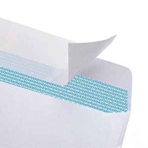 500#8 Double Window Self Seal Security Envelopes - for Business Checks, QuickBooks & Quicken Checks, Size 3 5/8 x 8 11/16 Inches - Checks Fit Perfectly - Not for Invoices, 500 Count(30180)