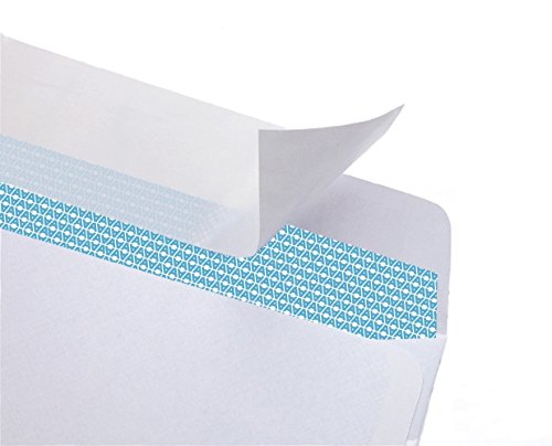 500#8 Double Window Self Seal Security Envelopes - for Business Checks, QuickBooks & Quicken Checks, Size 3 5/8 x 8 11/16 Inches - Checks Fit Perfectly - Not for Invoices, 500 Count(30180)