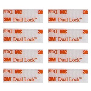 ez pass/ipass/izoom toll tag mounting kit – 8 pcs (4 sets) reclosable fastener dual lock tape strips