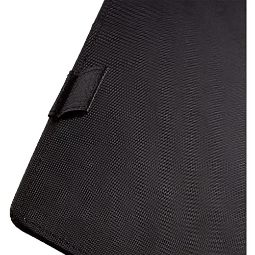 7 Ringed Business Check Binder for Checkbooks, Faux Leather Folder for 600 Checks (14 x 10 in)