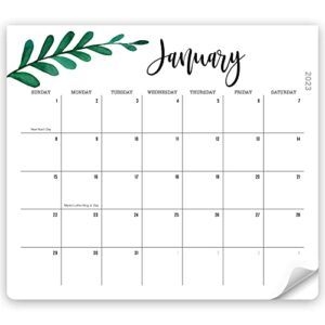 beautiful 2023 magnetic calendar for fridge – runs until july 2024 – the perfect monthly calendar with greenery designs for easy planning