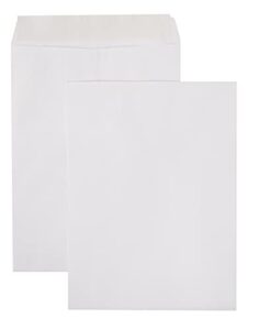 amazon basics catalog mailing envelopes, peel & seal, 9×12 inch, 100-pack, white