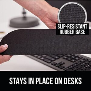 Gorilla Grip Soft Gel Memory Foam Ergonomic Wrist Rest, Slip Resistant, Comfortable Keyboard and Mouse Pad Cushion Set, Typing Pain Relief, Support for Office Computer Desks, Laptops, Gaming, Black