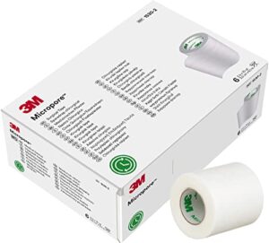 3m micropore paper tape – white, 2″ wide – 1530-2 – box of 6