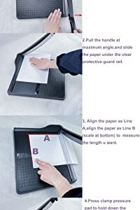 AmazonBasics Paper Trimmer -12" Blade, 10 Sheet Capacity