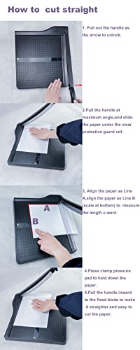 AmazonBasics Paper Trimmer -12" Blade, 10 Sheet Capacity