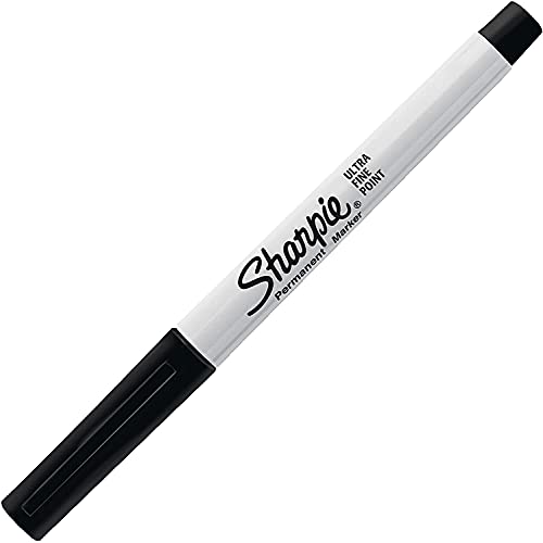 Sharpie Permanent Marker, Ultra-Fine Point, Pink, 6 Pack (Black)