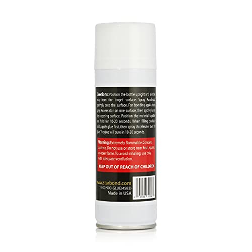 Starbond CA Glue Accelerator - Instantly Dries Super Glue (6 Ounce)