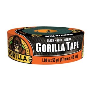 gorilla duct tape, 1.88″ x 50yd, black