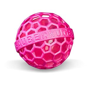 sauberkugel – the clean ball – keep your bags clean – sticky inside ball picks up dust, dirt and crumbs in your purse, bag, or backpacks (pink)