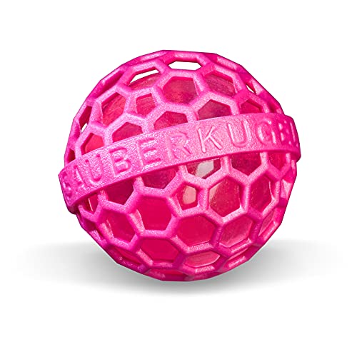 Sauberkugel - The Clean Ball - Keep your Bags Clean - Sticky Inside Ball Picks up Dust, Dirt and Crumbs in your Purse, Bag, Or Backpacks (Pink)