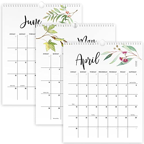 Aesthetic 2023 Floral Wall Calendar - Runs Until July 2024 - The Perfect Office Supplies for Women With Monthly Seasonal Designs for Easy Planning